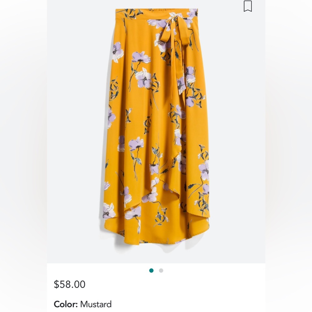 Mustard skirt
